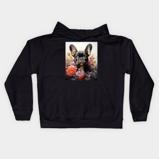 Watercolor Frenchie Lover Kids Hoodie